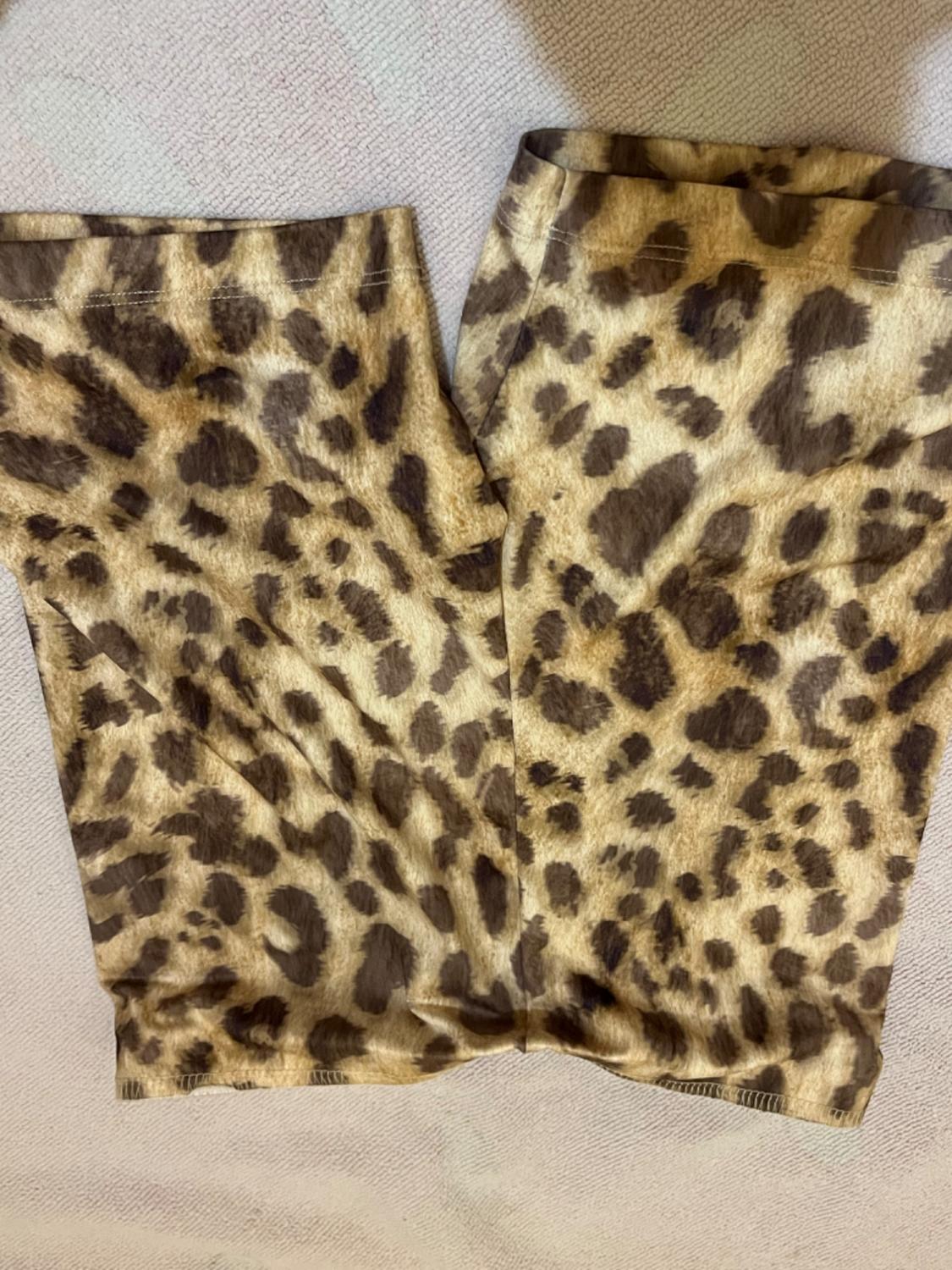 ANIMAL PRINT LEGGING SHORTS - Image 3