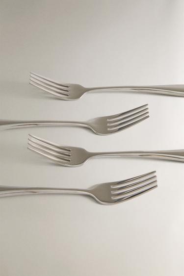 LOT FOURCHETTES BRUNCH CLASSIQUES (LOT DE 4) - Acier de Zara - Image 3