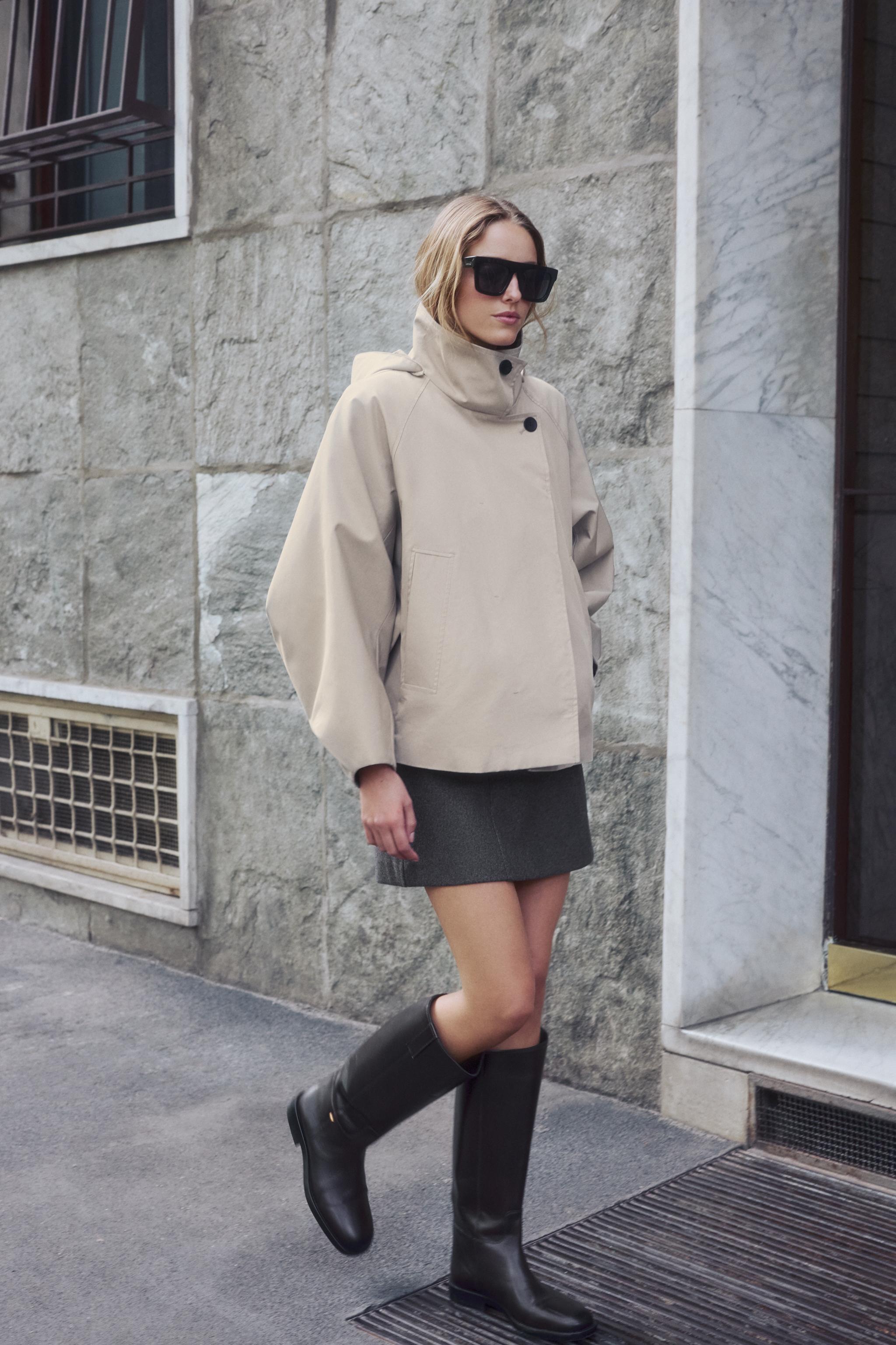 ZW COLLECTION WATER-REPELLENT CROPPED PARKA