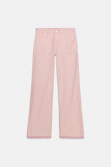TRF REVERSIBLE MID-WAIST JEANS - Pink by Zara - Image 5