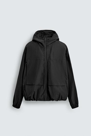 COMBINED FLEECE TECHNICAL JACKET - Black by Zara