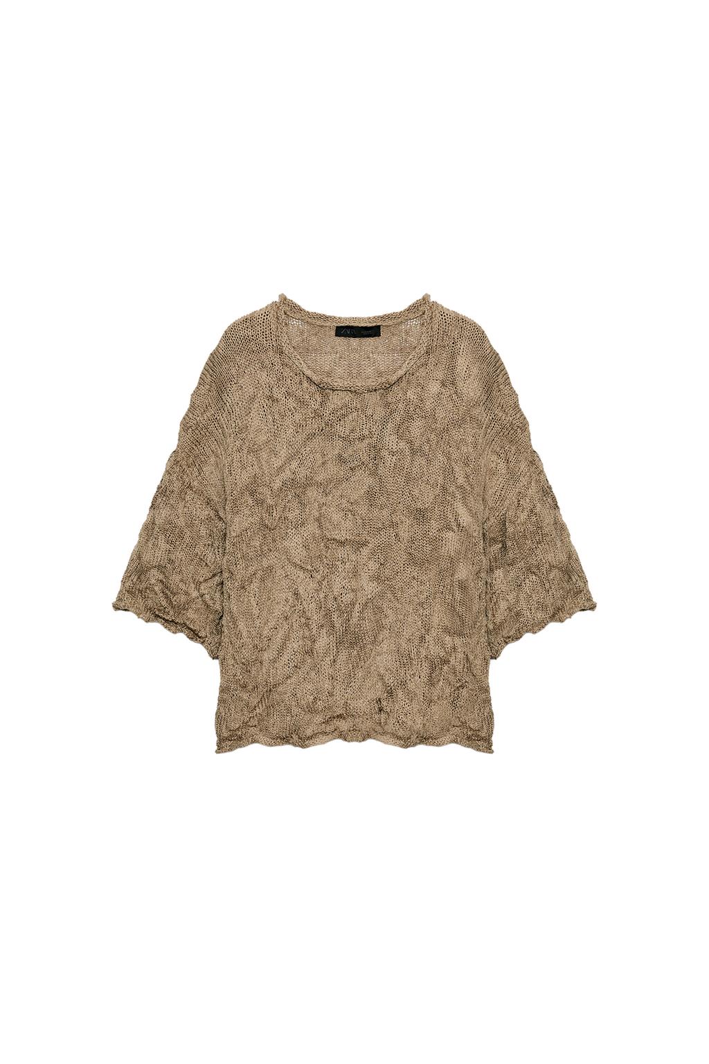 CRINKLE EFFECT KNIT JUMPER - image 3