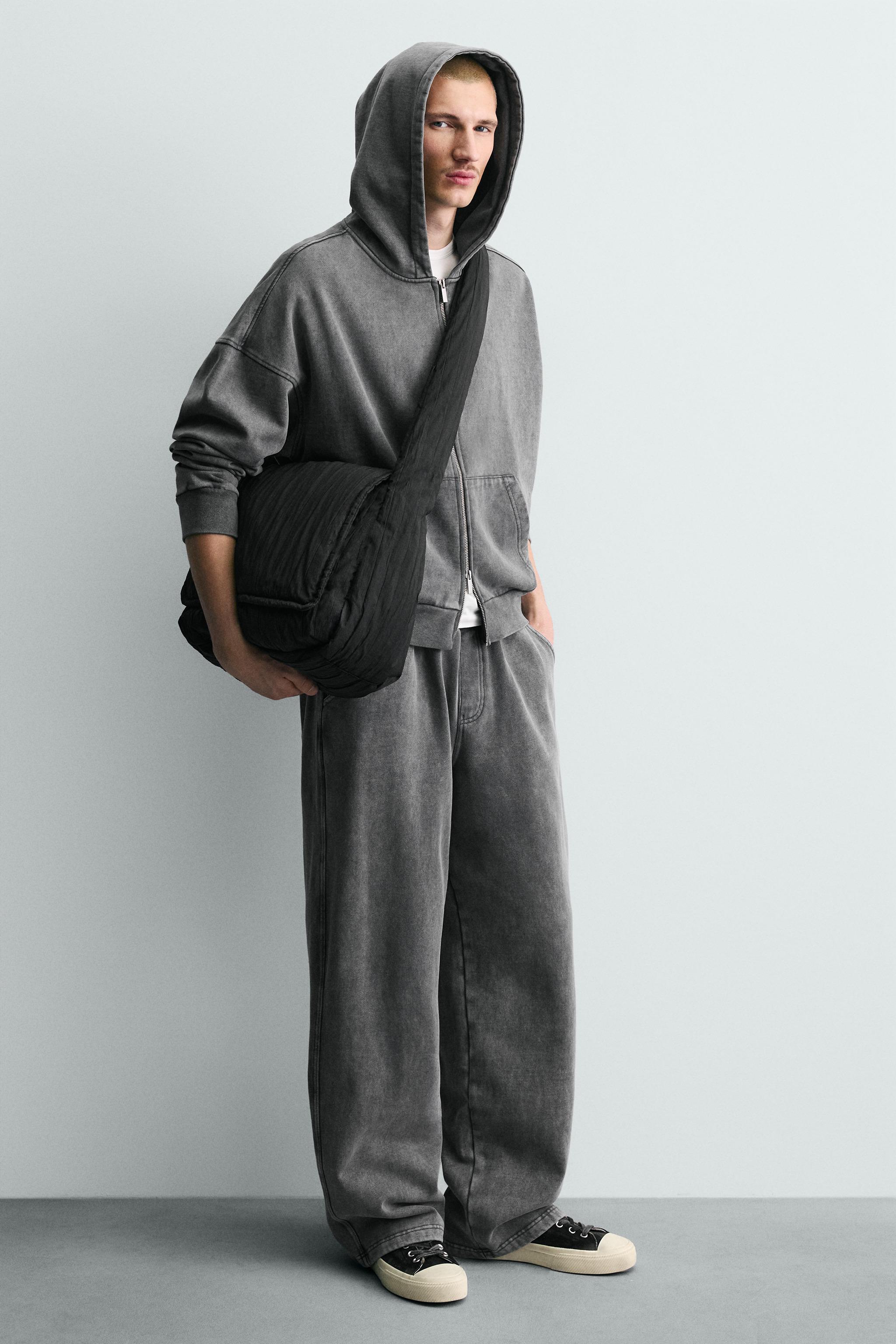 BOLSA DE OMBRO ACOLCHOADA EM NYLON - Preto | ZARA Brasil
