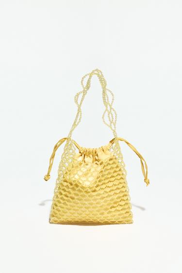 MINI SACA ABALORIOS - Amarillo de Zara