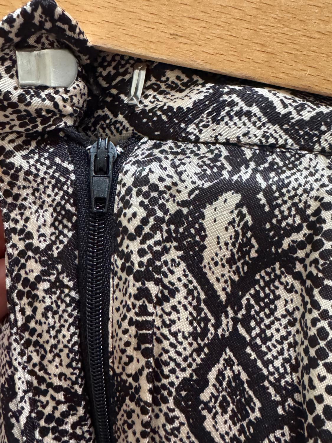ANIMAL PRINT FLARED TROUSERS - Image 3