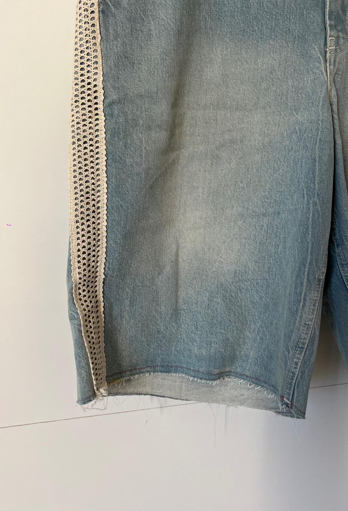 BERMUDA JORTS WITH CROCHET STRIPES - LIMITED EDITION - Image 2