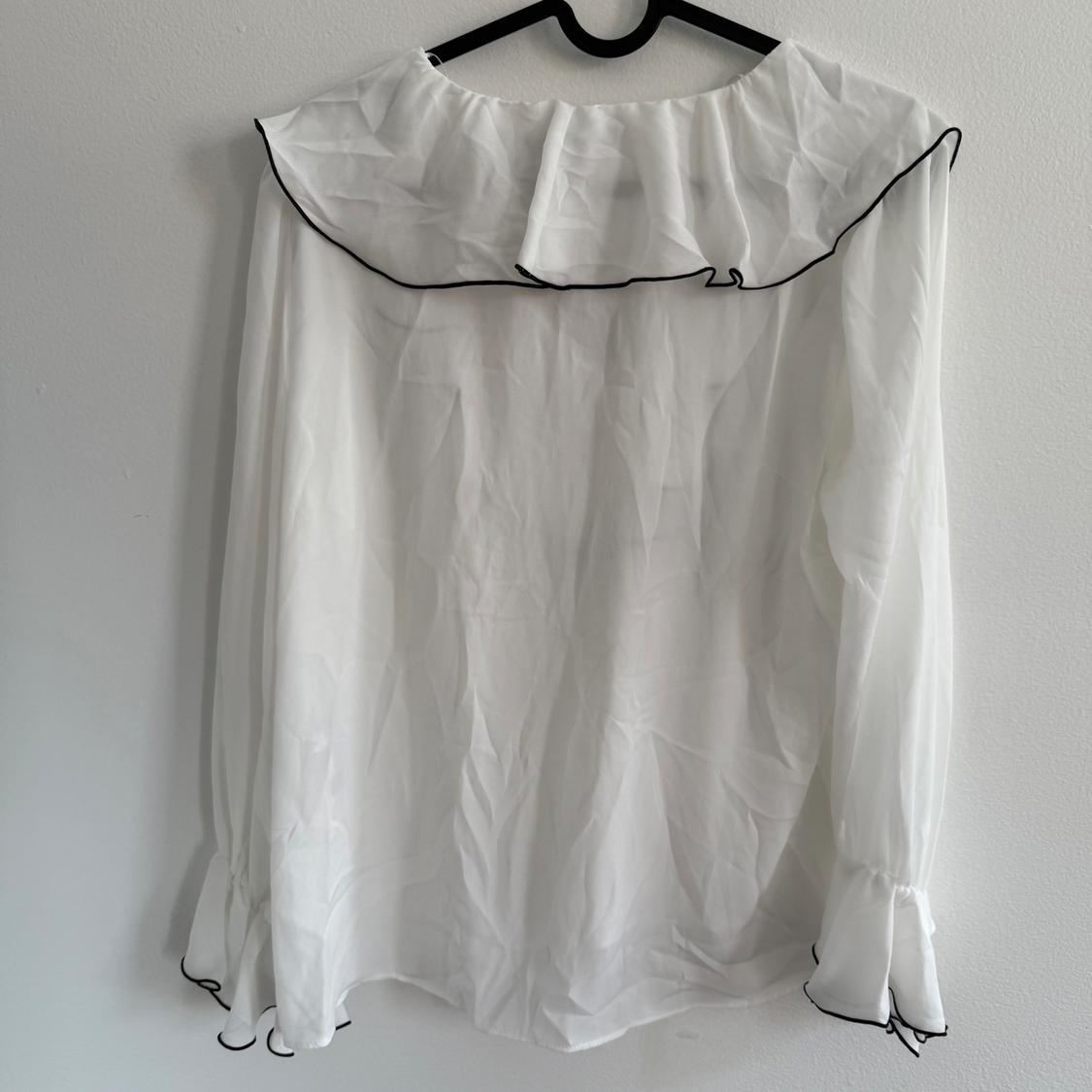 DOUBLE RUFFLE SHIRT - Image 2