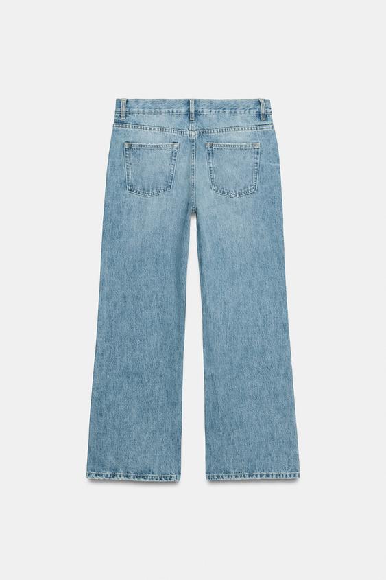 JEAN ZW COLLECTION RELAXED FLARE TAILLE BASSE - Bleu clair de Zara - Image 5