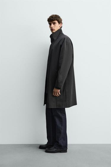 RELAXED FIT PARKA - Black by Zara - Image 3