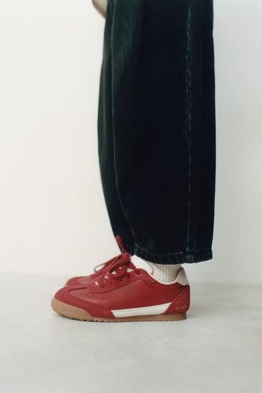 Zara COMBINATION SNEAKERS - Red