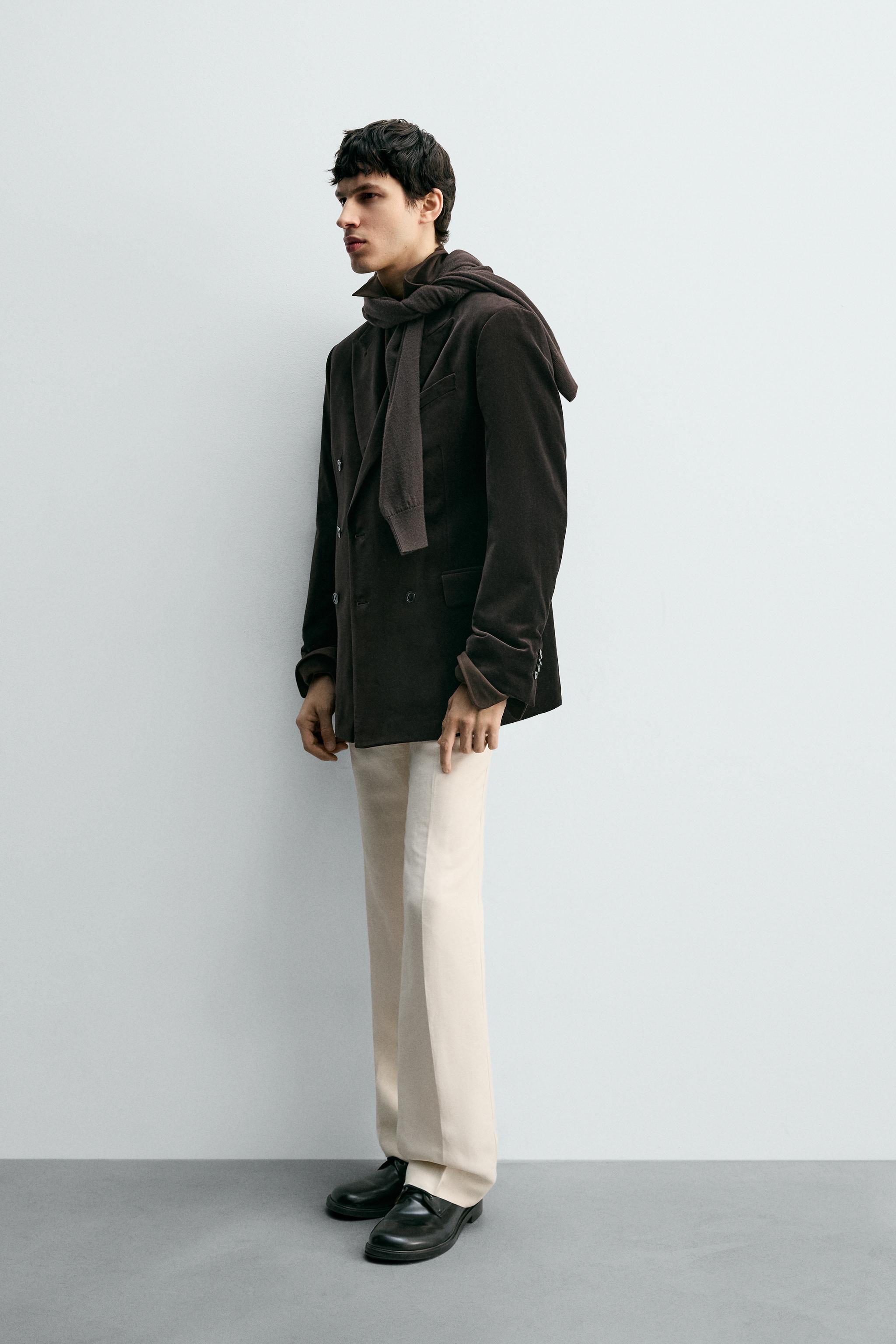 VESTE REGULAR FIT EN VELOURS