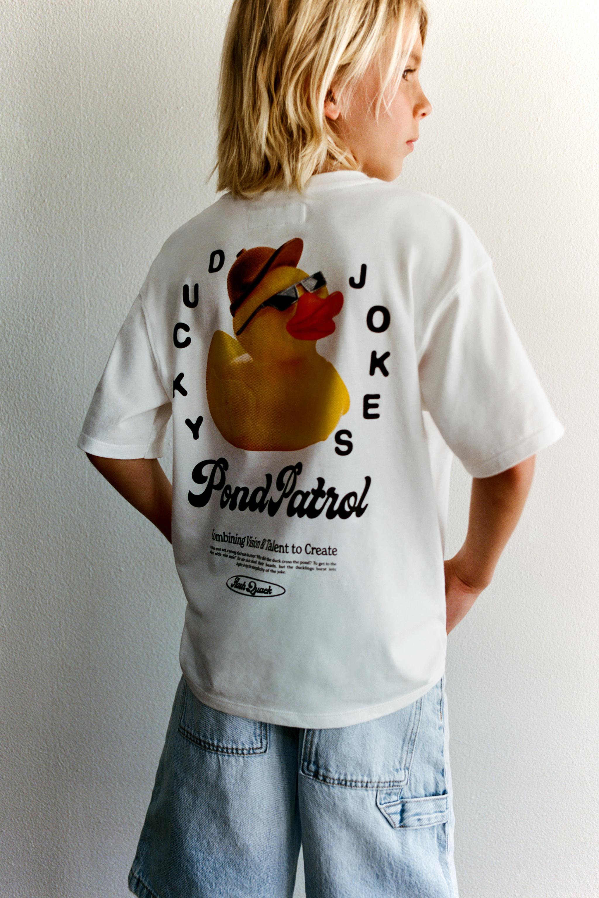 T-SHIRT IMPRIMÉ CANARD