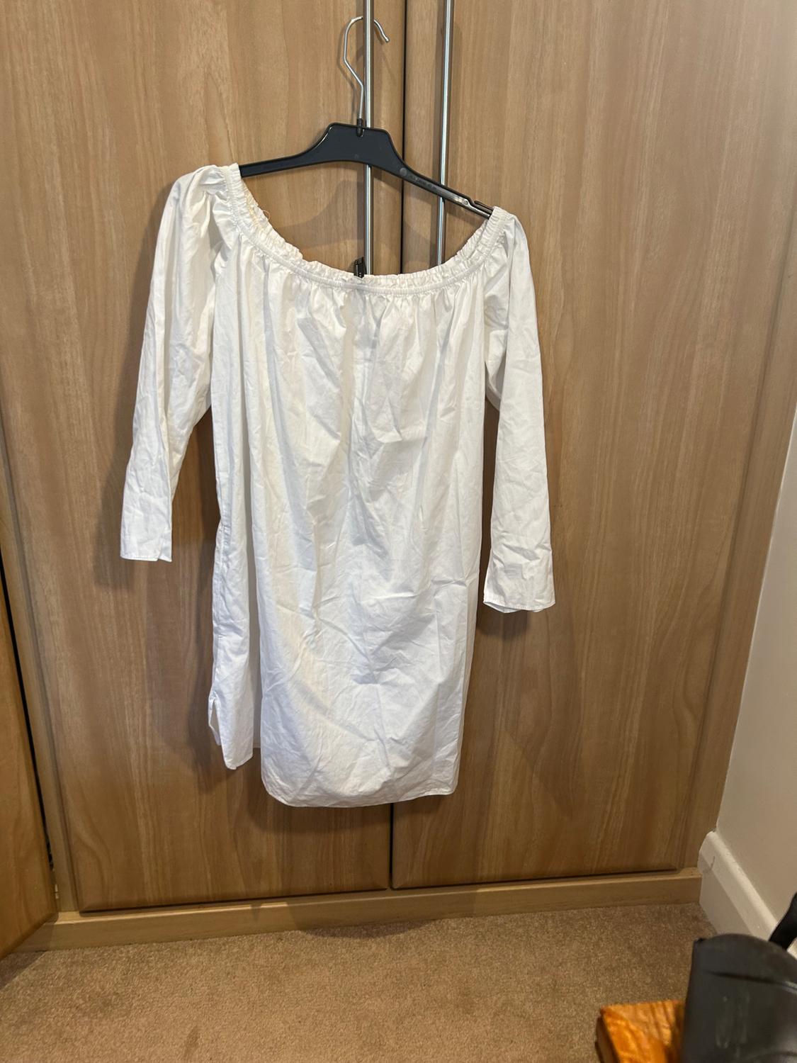 OFF-THE-SHOULDER POPLIN SHIRT - Image 2
