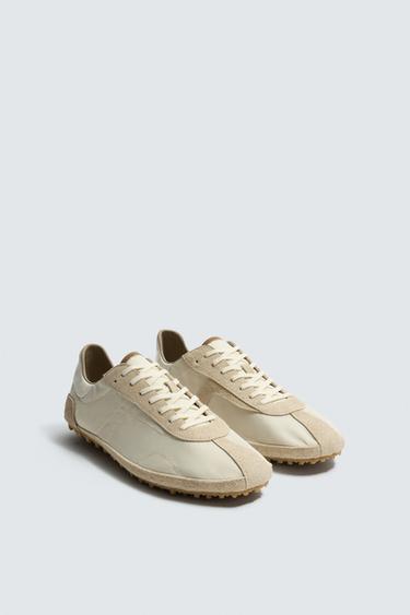 SNEAKER STILE RETRÒ - Beige di Zara