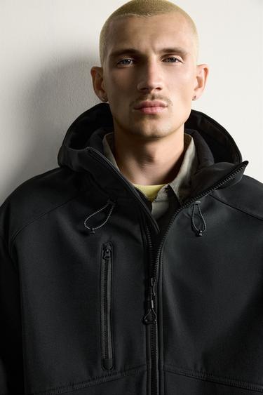 TECHNICAL FLEECE-LINED JACKET - Black by Zara