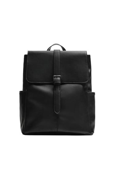 BACKPACK WITH BELT DETAIL - Black by Zara