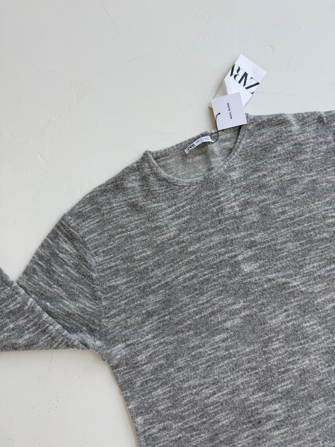 SEMI-SHEER TEXTURED SWEATER - Image 2