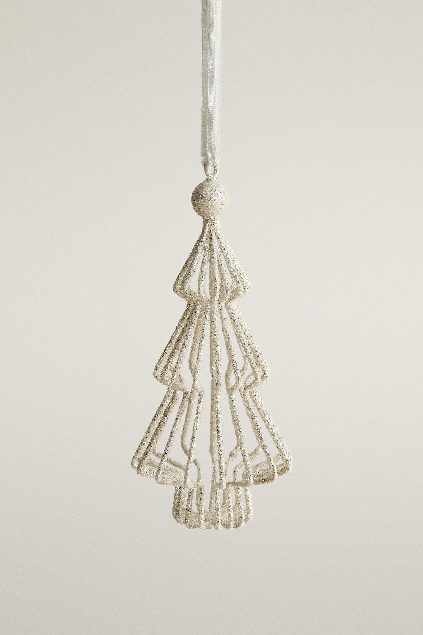 Ёлочные украшения Zara Fir Tree Christmas Ornament, цвет: Серебряный