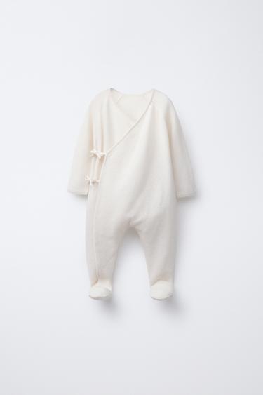 Zara 100% CASHMERE JUMPSUIT - Ecru