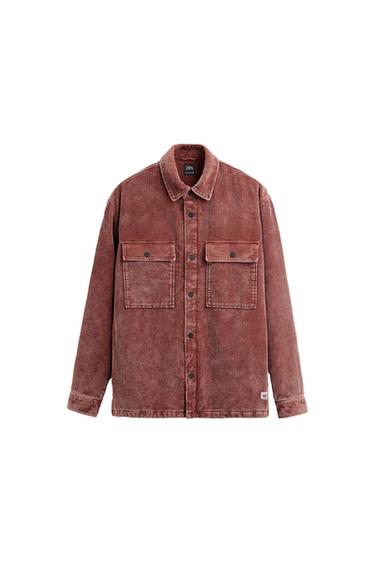 QUILTED CORDUROY OVERSHIRT