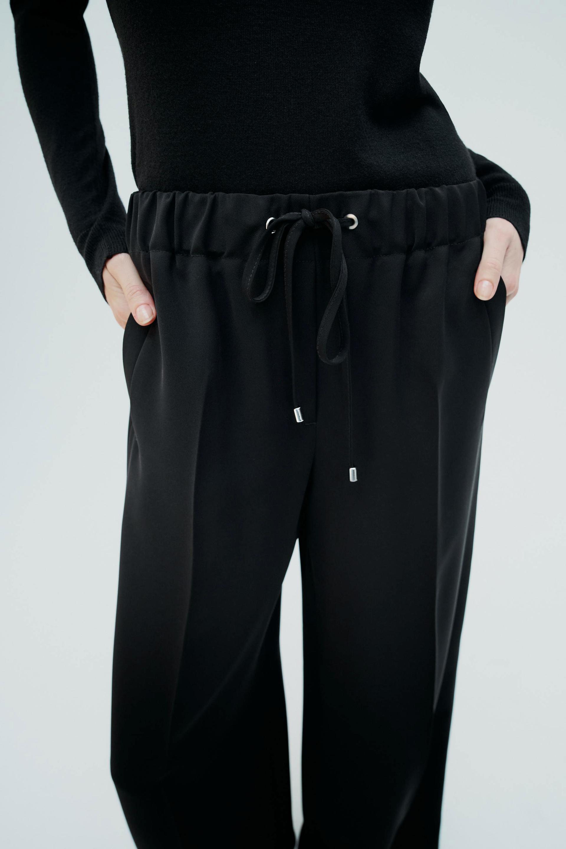 Zara Basic Women's Trousers Elastic Waist Dress Pants… - Gem