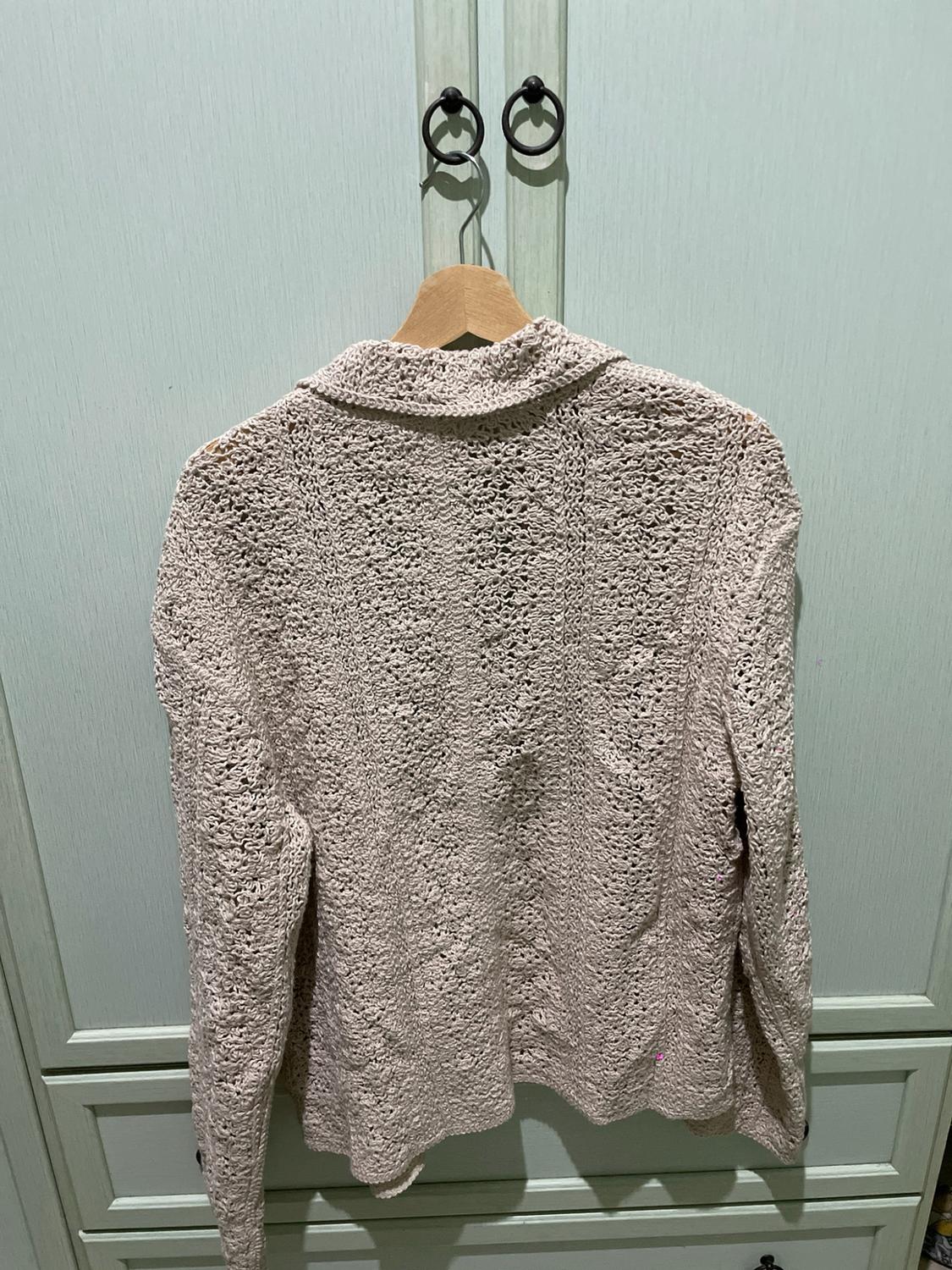 CROCHET TEXTURED OVERSHIRT - Image 2