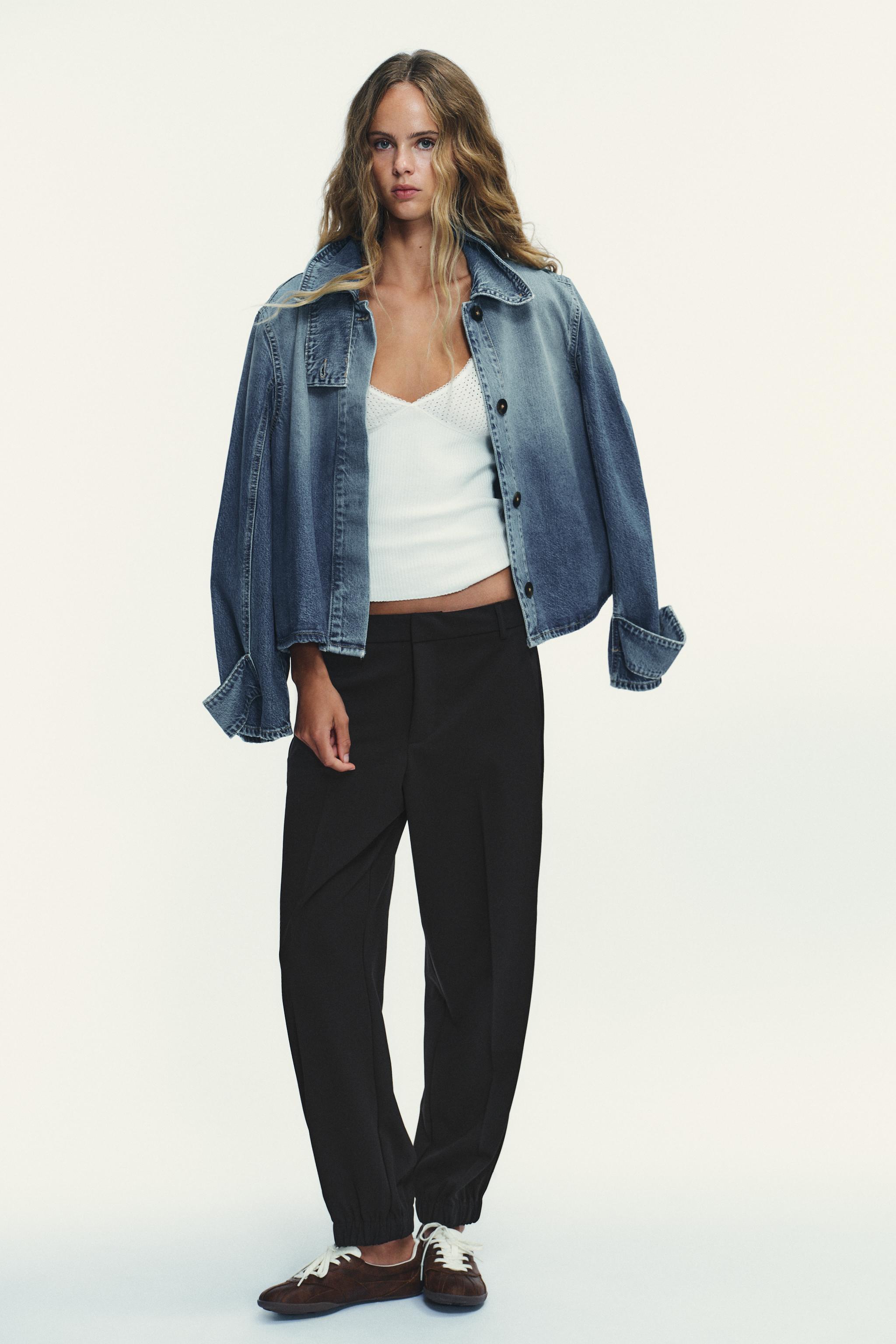 PANTALON JOGGER Noir ZARA France - Main Image