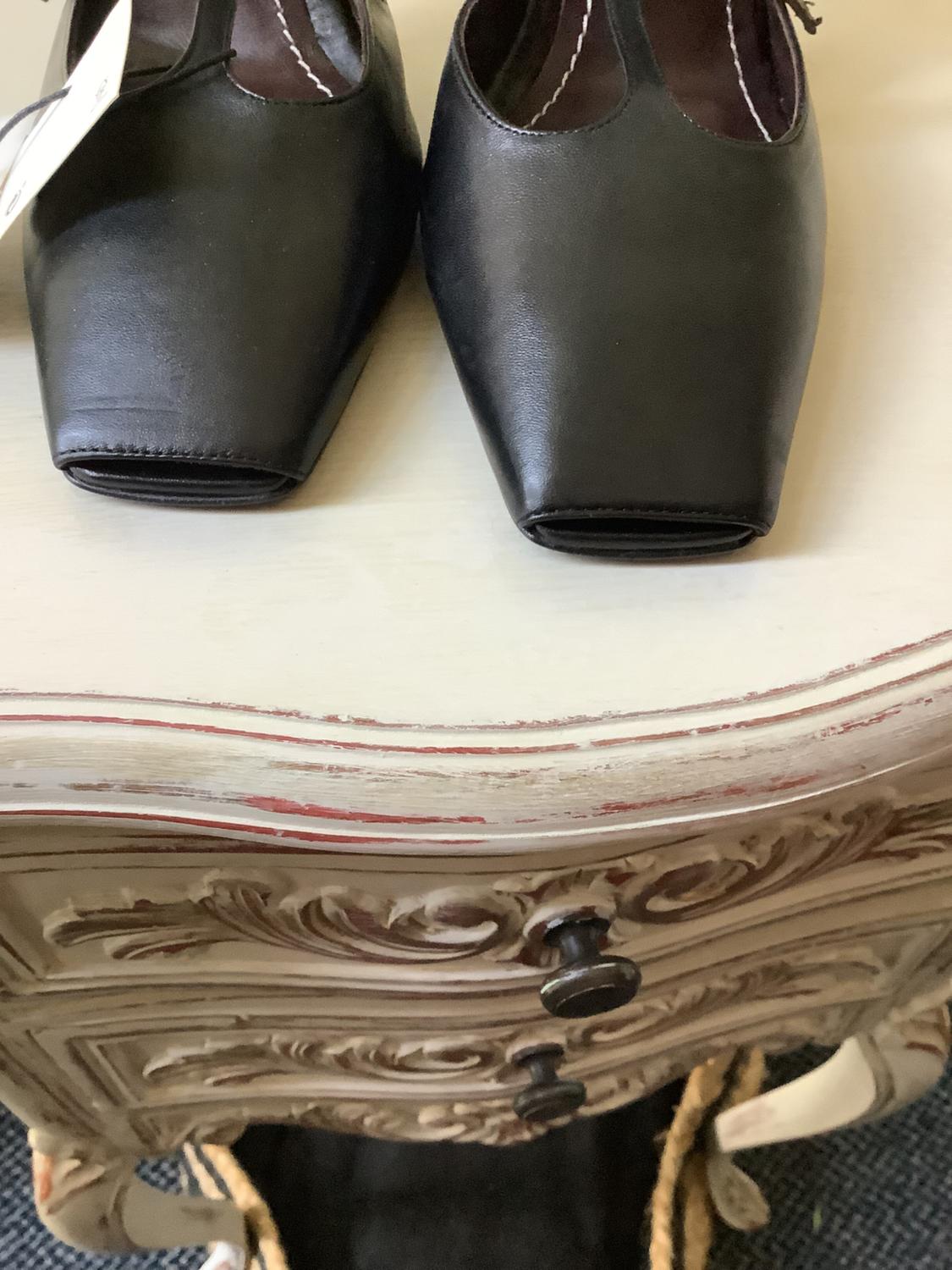 ZARA LEATHER HEELS, NEW, SIZE 39. - Image 8