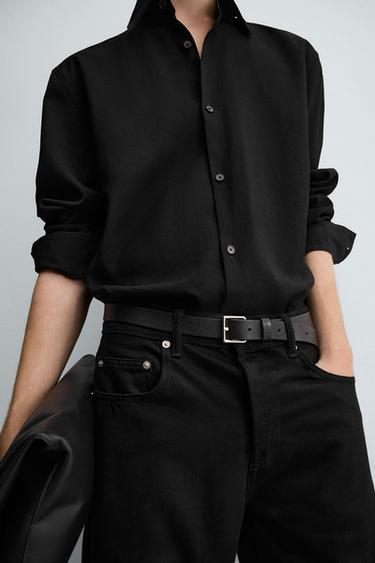 CHEMISE FLUIDE LIMITED EDITION - Noir de Zara - Image 5