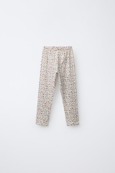 2-6 ANS/ PYJAMA PETITES FLEURS - Écru de Zara - Image 4