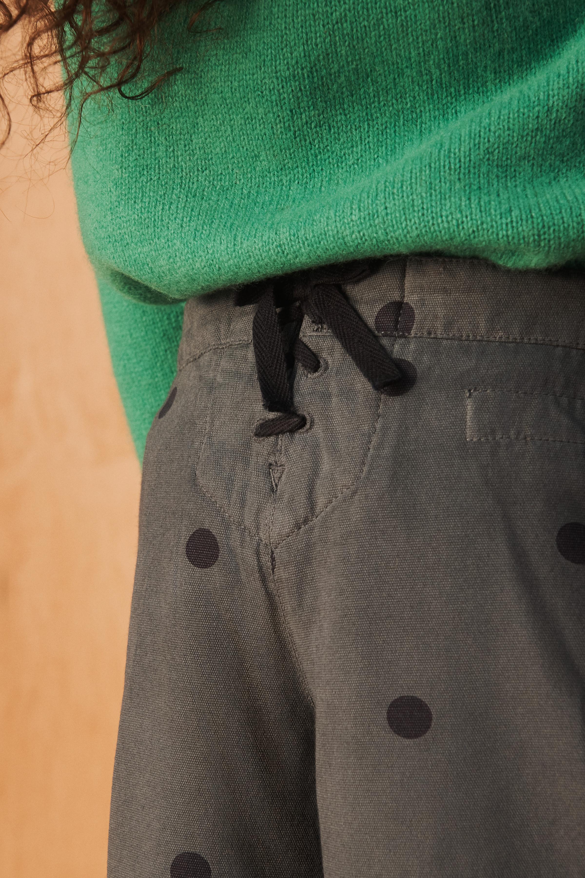 LIMITED EDITION POLKA DOT BUTTON BALLOON PANTS