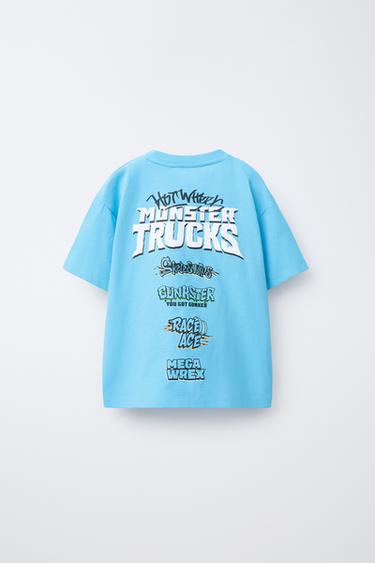 T-SHIRT IMPRIMÉ HOT WHEELS ™ MATTEL - Bleu clair de Zara - Image 1