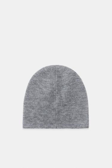 BONNET BEANIE BRODERIES FLEURS FANTAISIE - Gris de Zara - Image 4