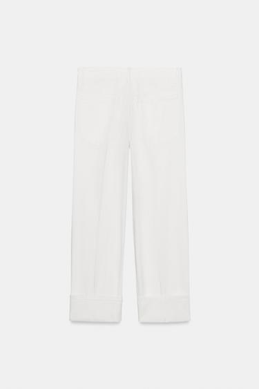 JEAN ZW COLLECTION DROIT TAILLE BASSE - Blanc de Zara - Image 7