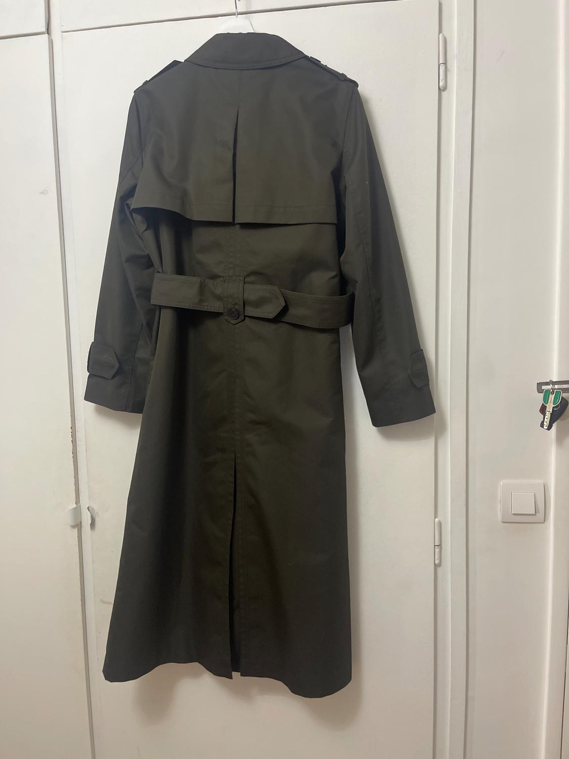 WATER REPELLENT DOUBLE-BREASTED TRENCH COAT ZW COLLECTION - Image 2