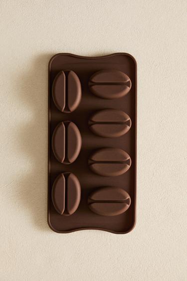SILICONE COFFEE BEAN ICE TRAY - Brown by Zara