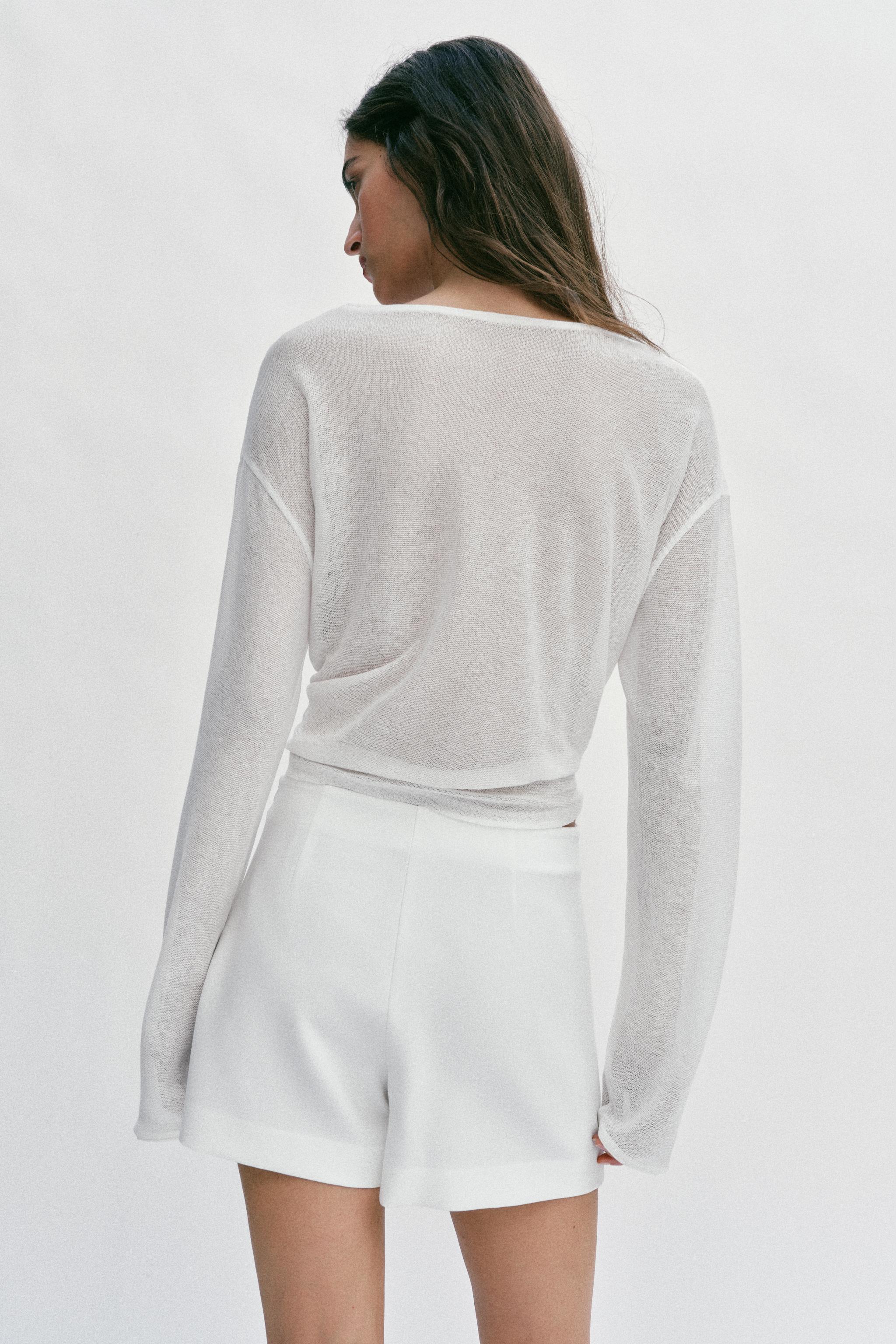 JUPE-PANTALON ASYMÉTRIQUE À DÉCOR