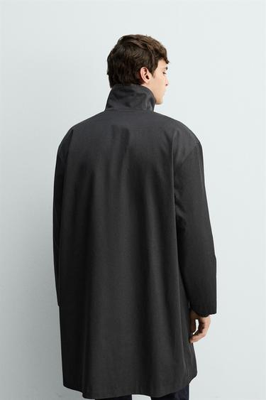 RELAXED FIT PARKA - Black by Zara - Image 2