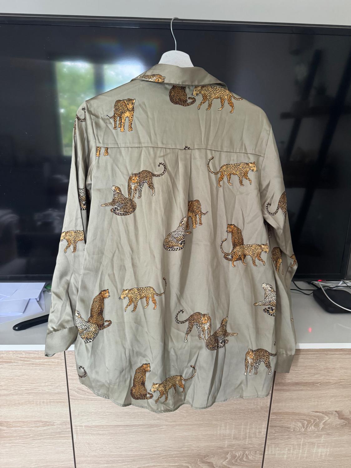 CHEMISE À IMPRIMÉ KAKI - Image 3