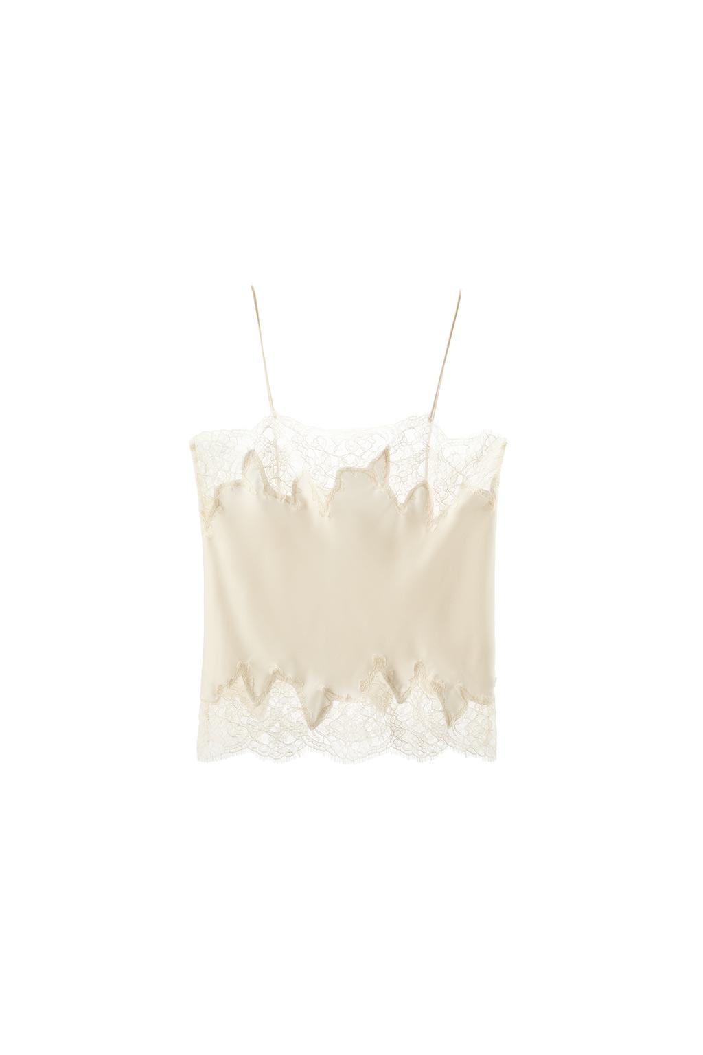 SATIN LACE CAMISOLE TOP - image 3