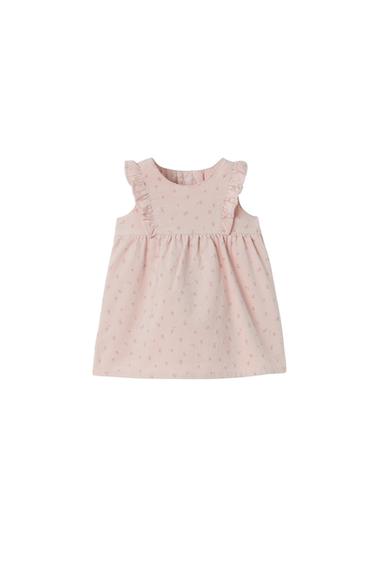 FINE CORDUROY FLORAL DRESS