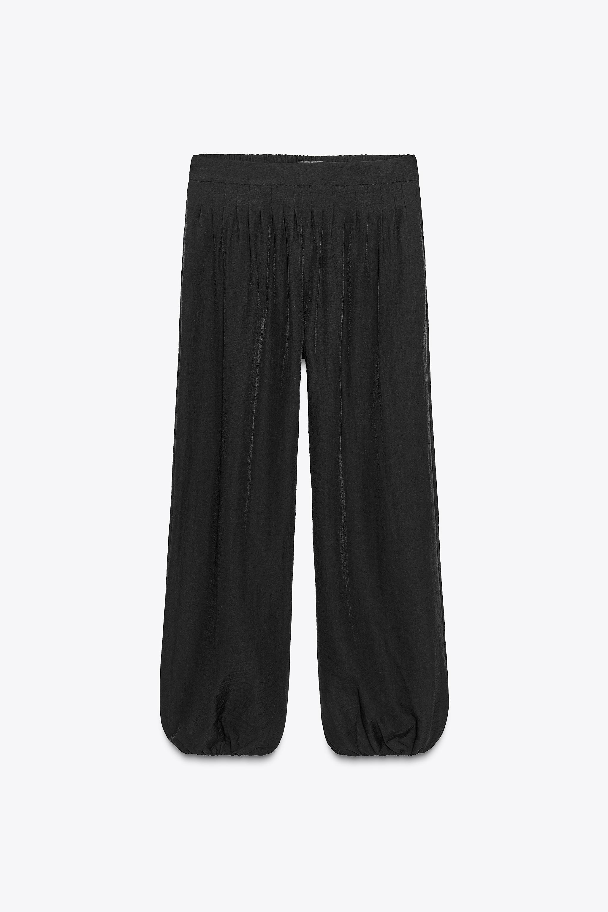 FLOWY BALLOON PANTS - Black | ZARA United States