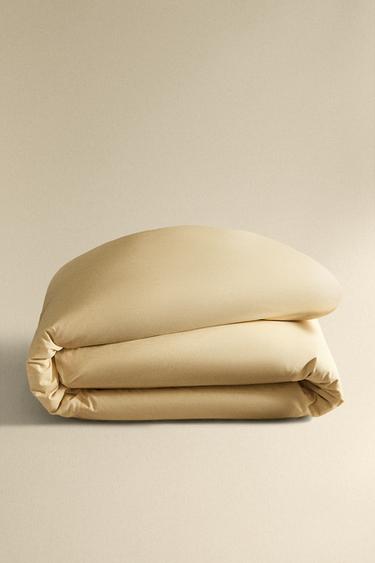 REVERSIBLE STRIPED DUVET COVER - Yellow by Zara - Image 4