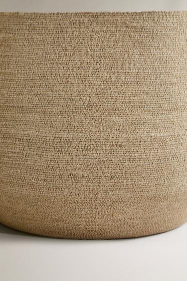 SEAGRASS BASKETS WITH HANDLES - Brown by Zara - Image 3