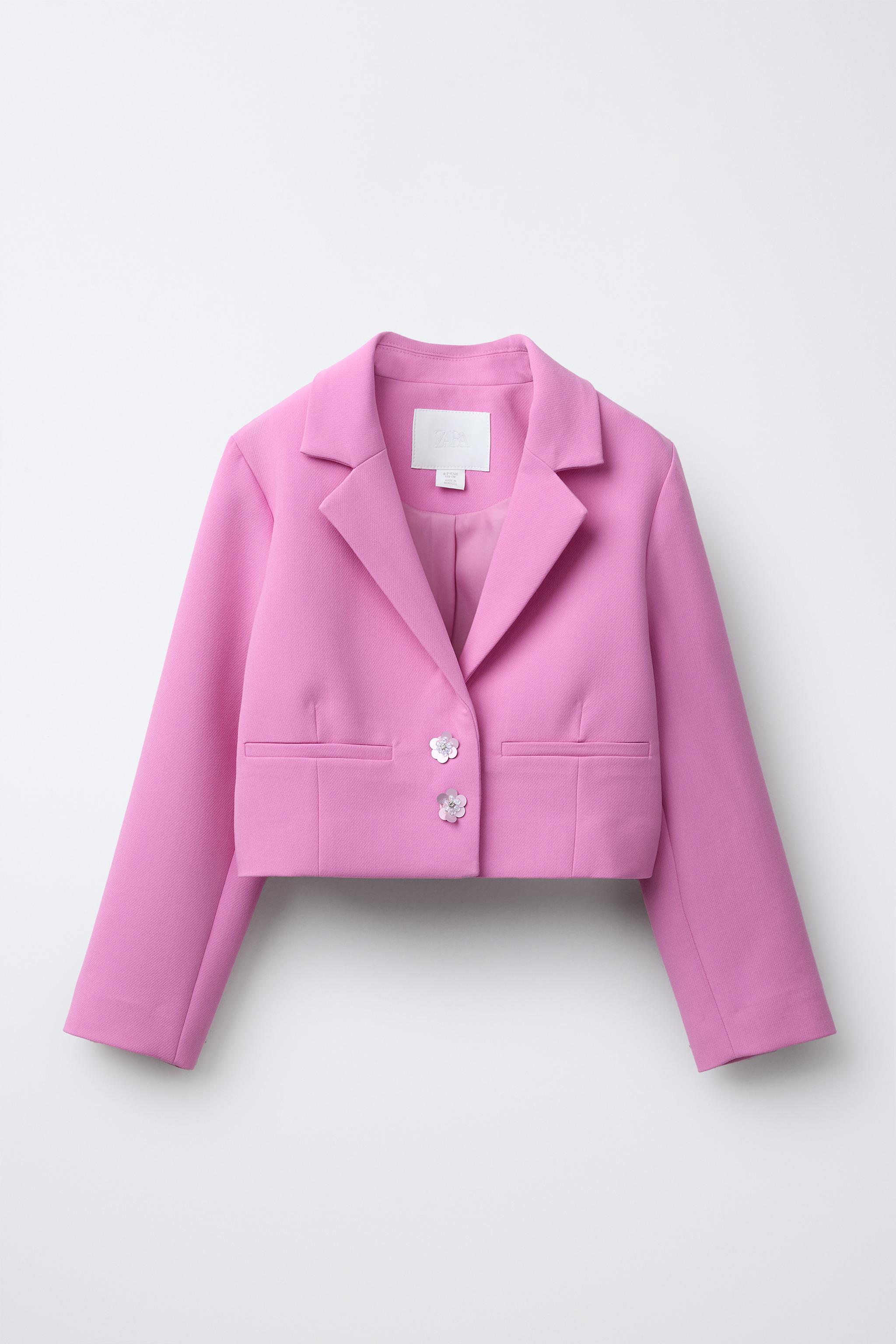 BUTTONED CROPPED BLAZER