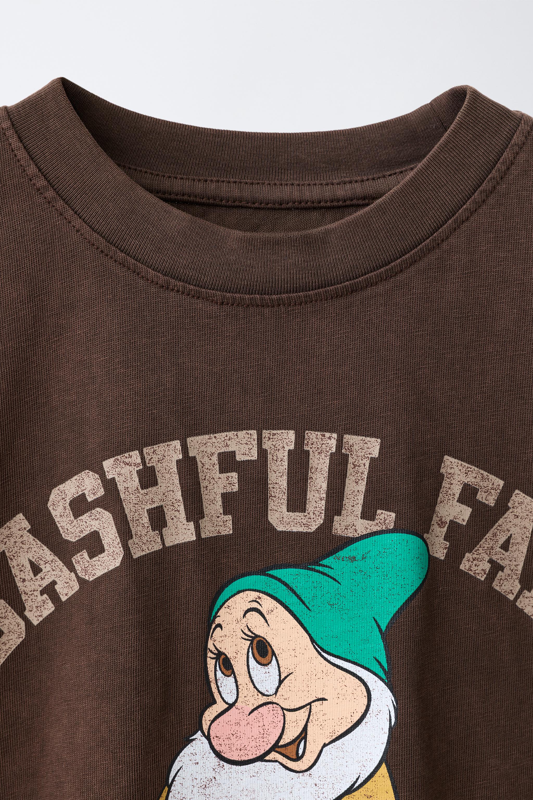 Детские футболки Zara SNOW WHITE DWARF © DISNEY PRINT T-SHIRT — фото 3