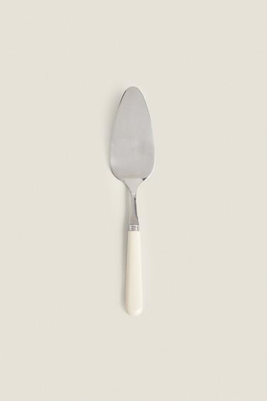 STAINLESS STEEL CAKE SERVER — Cream 1