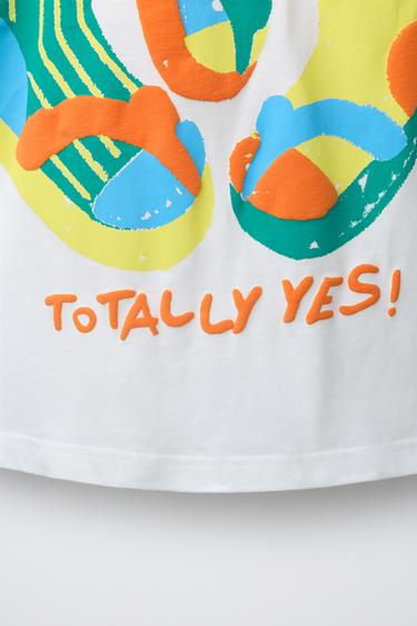 PRINTED T-SHIRT - White by Zara - Image 3