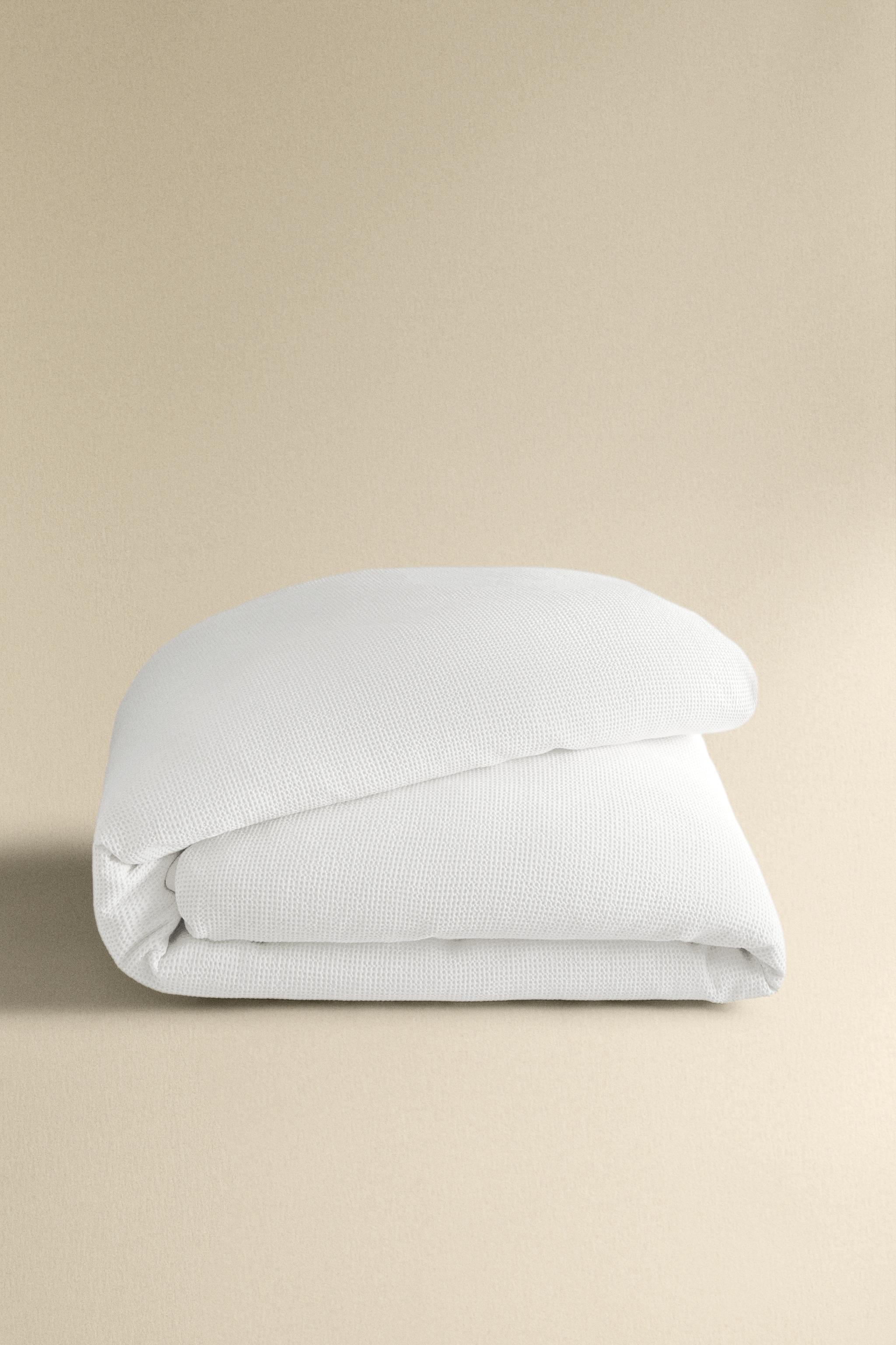 HOUSSE DE COUETTE COTON MINI WAFFLE