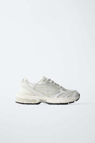 MULTI-PIECE TRAINERS - White by Zara
